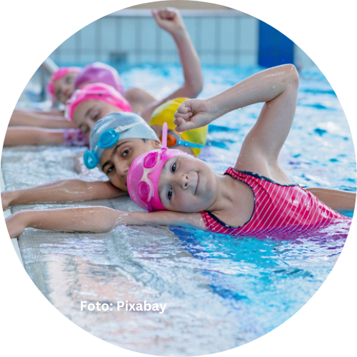 Öffnet die Seite 'Ferien-Schwimmkurse für Kinder'